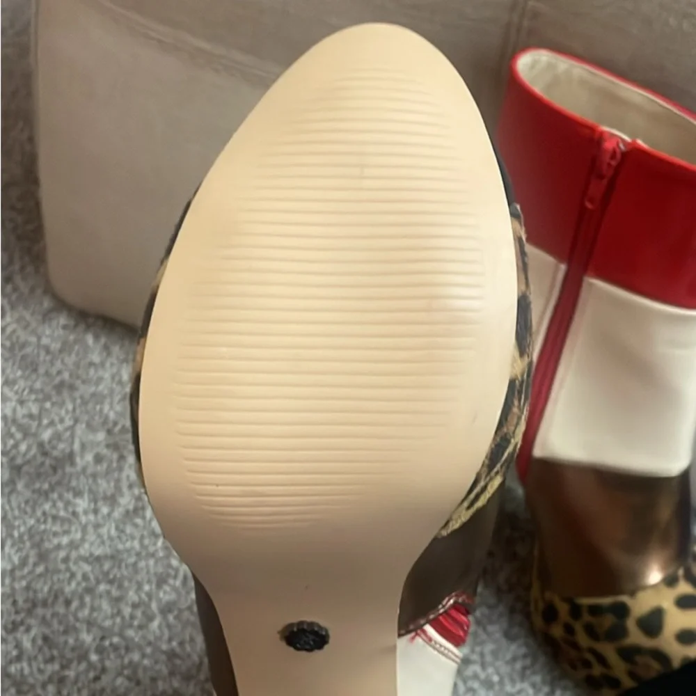 ASOS leopard multi platform booties - Picture 4 of 4